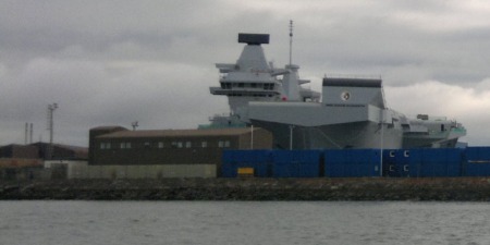 HMS Queen Elizabeth bow
